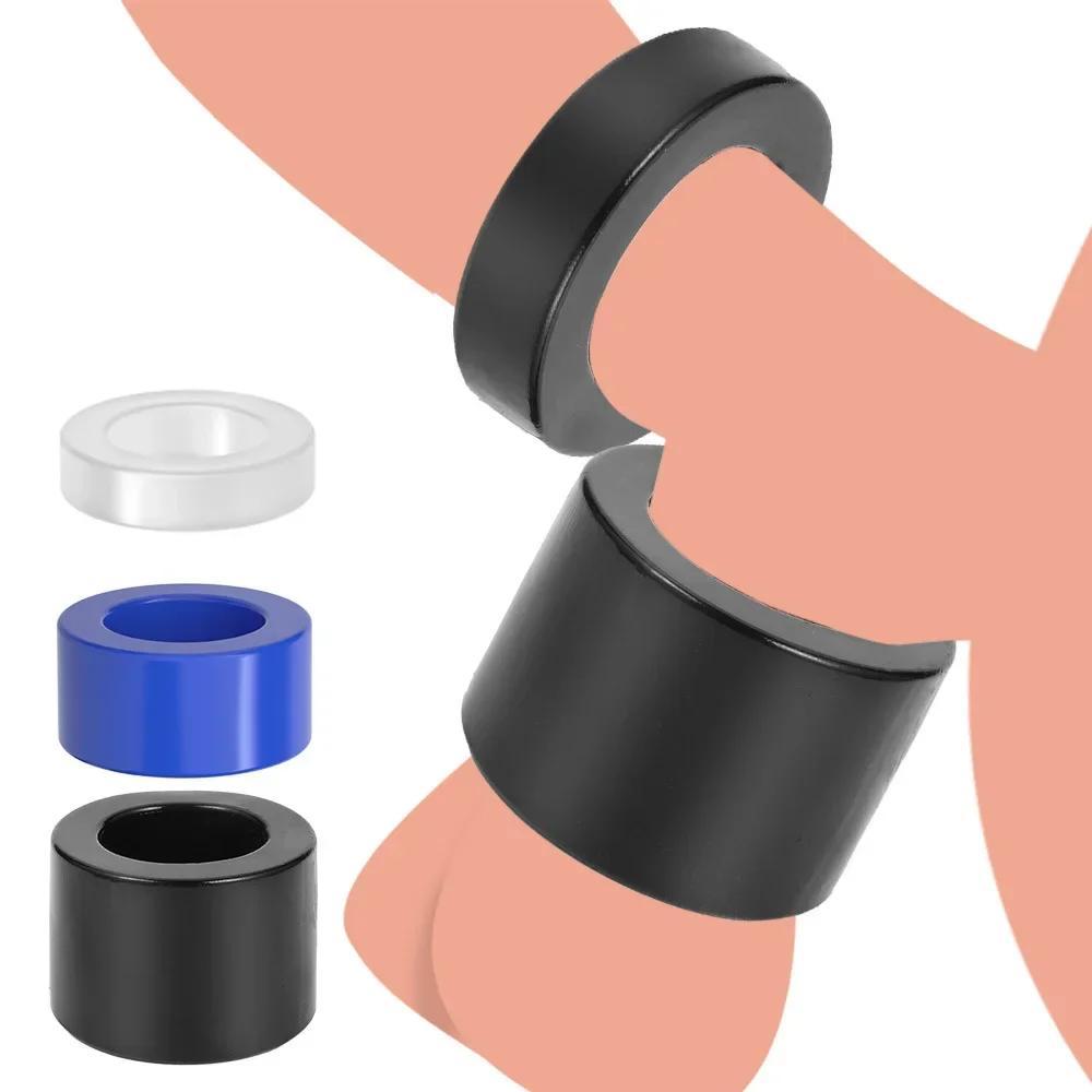 Male Penis Lock Cock Ring Set Erection Delay Time Ejaculation 3pcs Penis Ring Enlargement Ball Stretcher Sex Toys Ring Cock