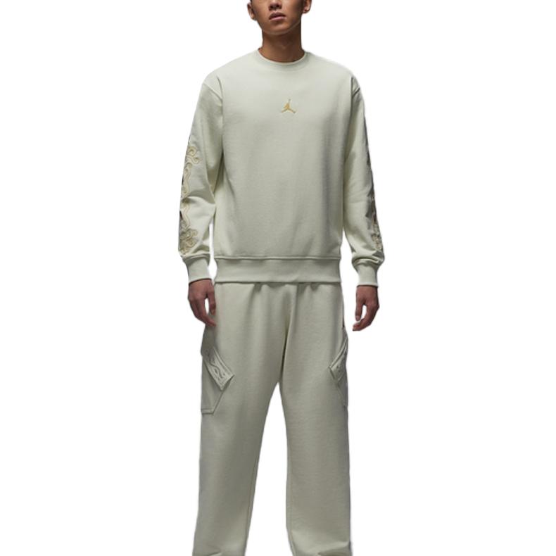 Jordan Flight Fleece Jumpman Year Of The Horse Fleece Knit Crewneck Sports Pullover Long Sleeve Sweatshirt Men sweatshirt IQ3950020