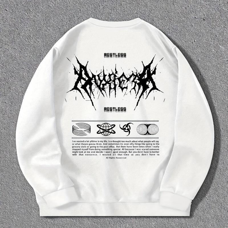 Свитшот с горловиной, удобный для многослойности и уютный, подходит для улицы S