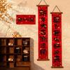 Flocking New Year Couplets Pendant Fu Character Hanging Ornament  Spring Festival Supplies