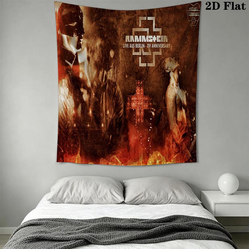 Rammstein Album Cover Mystery Bedding 1 Duvet Cover 2 Pillowcase Without Core Soft And Comfortable Duvet Cover And Pillowcase