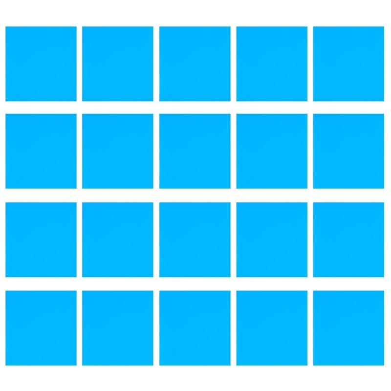 20 Stück Wasserdichte Schwimmbadflicken Selbstklebende Poolreparaturflicken Zubehör für Schlauchboote Einfach zu Verwenden