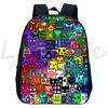Spiele Geometry Dash Rucksäcke Wütendes Geometrie Kindergartenrucksack Kleine Schultasche Kinderrucksack Jungen Mädchen Bücherrucksack Geschenke