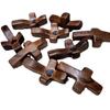 Black Walnut Cross American Handle Piece Cross My Heart Encouragement Gift Decoration