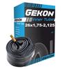 Dętka Gekon 26X1.75/1.95/2.0/2.125 Zawór AV 48mm Długi Samochodowy