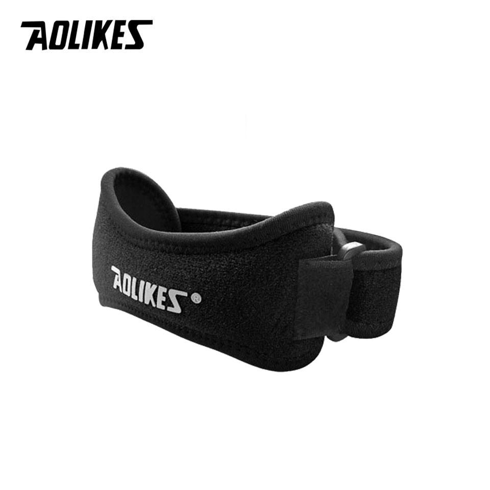 

Aolikes 1Pcs Knee Patellar Tendon Knee Support Strape Brace Adjustable Shock Absorption Compression Knee Pad For Basketball