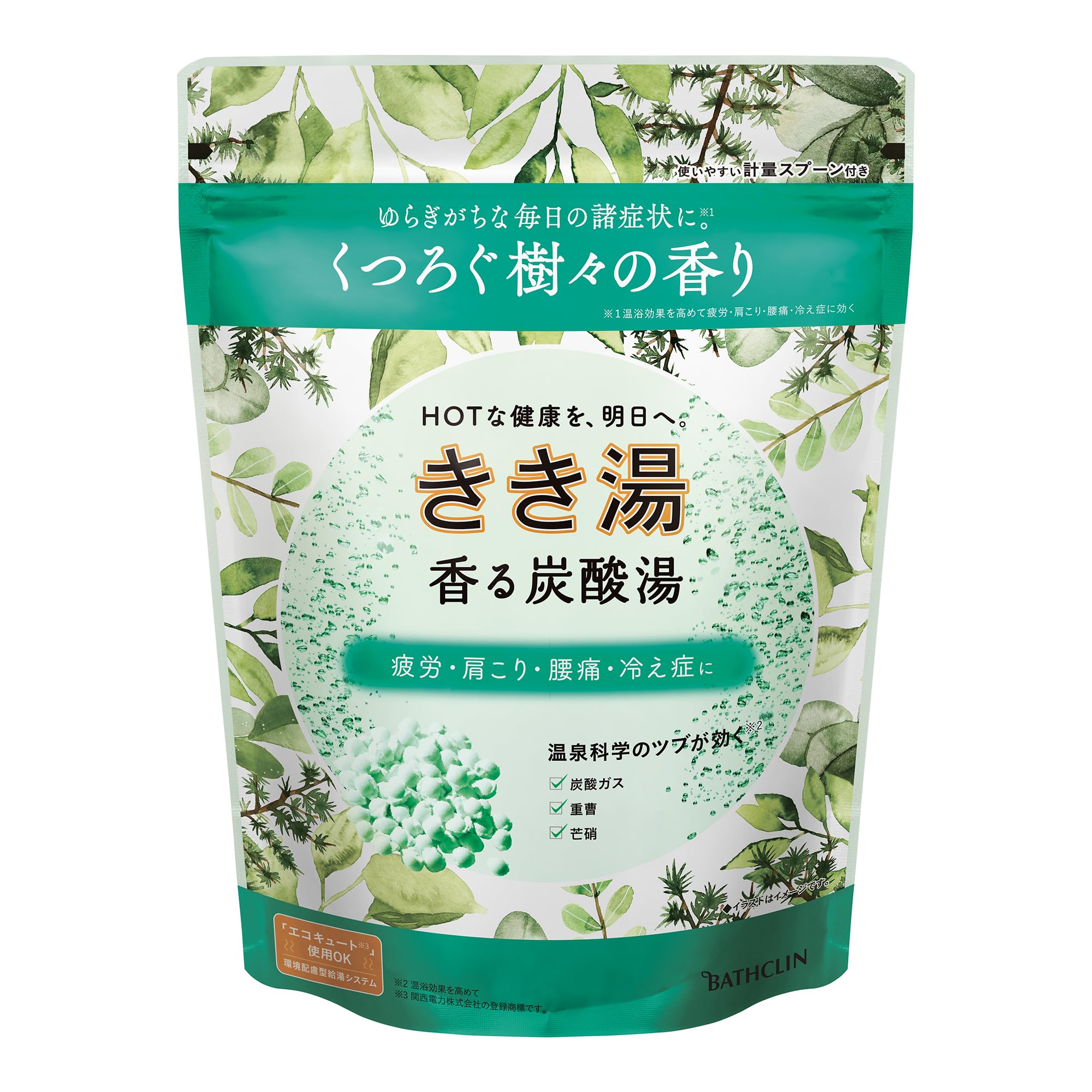 Kikiyu Fragrant Carbonated Tree 360g 12 Bath Carbonated Bath Additives for Daily Bathclin Bath, Scent, (Approx. servings) [Medicated Additives]