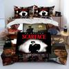 Tony Montana Scarfaces Duvet Cover Pillowcase Bedding Set Youth adults Girl Boys Bedroom Decoration 2/3pcs set Single Double