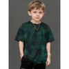 Fashionable Round Neck T-shirt for Boys and Girls. Clean Tie-dyed T-shirt Short-sleeved Fabric. Absorbs Sweat and Does Not Stuffy.