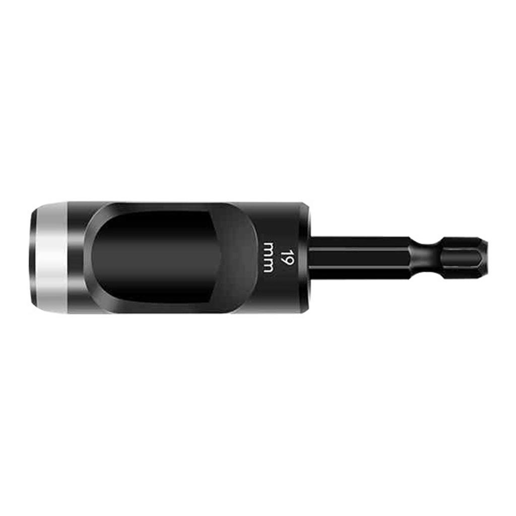 Leather Hole Punch 1/4inch Handle Extended Hex Shank Drill Carbon Steel Hollow Punch for Fabric and Leather Working