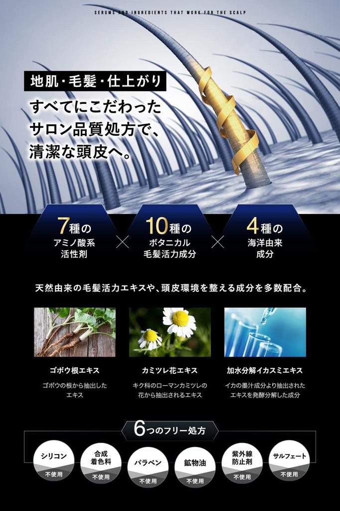 EVERSKIN Rich Foam Scalp Shampoo for Amino Acid Fragrance Made In Japan Men, Shampoo, Treatment, Shampoo, Organic, Silicone-Free, Gift, 300ml,