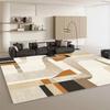 Light Luxury Geometric Large Living Room Carpet Modern Style Decoration Home Sofa Side Floor Mats Soft Rugs for Bedroom