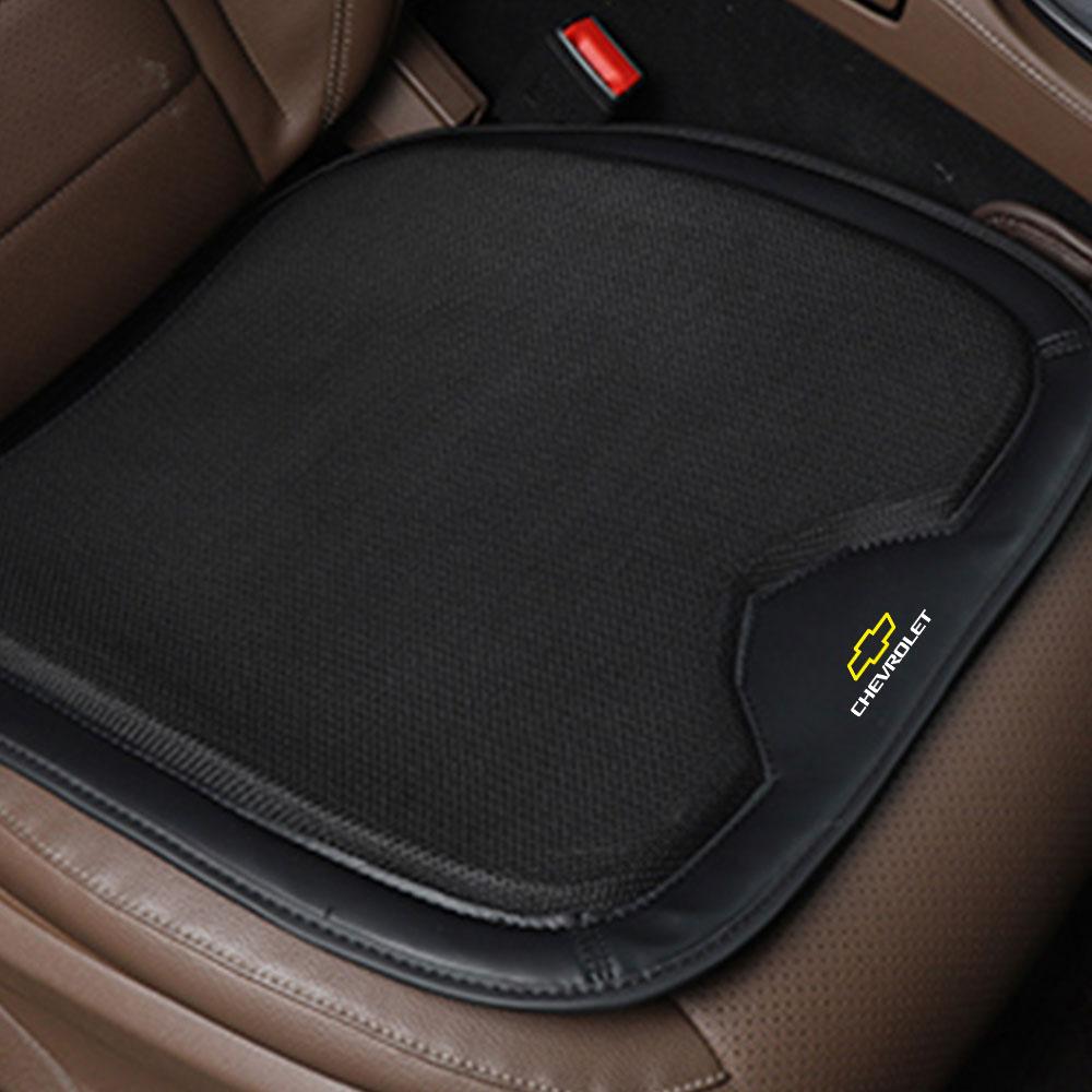 Auto Voorstoel Seizoenen Ademend Anti-slip Mat Leer Kussen Voor Chevrolet Cruze Sail Spark Captiva Malibu Equinox Trax Lova