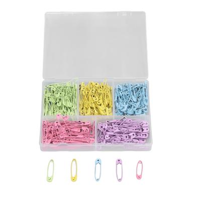 Mixed Colors Safety Pins Stainless Steel Safety Pins DIY Craft Diaper Pins for Household Handicrafts