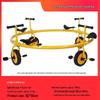 Children's Double Pedal Tricycle with Basket for Outdoor Play