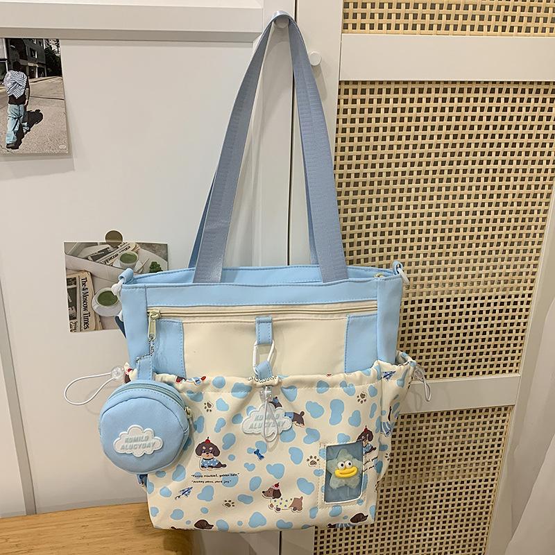 Japanese Ins Cute Girl Joker High Capacity Junior and Senior High School Students' Schoolbags Leisure Backpacks Tide Backpack.