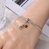 Christmas Originalcopper Charms Luxury Little Snowman Beads Fit Bracelet Diy Women Making Delicate Gift
