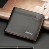 New Men's Wallet European American Short Horizontal