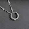 Jinjiahua Korean Diamond-Set Clavicle Pendant Necklace for Women