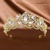 Elegant Bridal Princess Crown Sparkling Rhinestone Diadem Wedding Head Wear  Photography Props