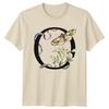 Butterfly Floral Letter O Mens T-Shirt Womens Graphic Tee Nature Top