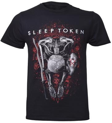 Official Sleep Token T Shirt The Love You Want Skeleton New Black S To XXL