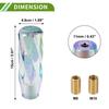 HOPESPANNER Twist Pattern Cristal 15cm Shift Knob Gear Shifter Knob Acrylic Stick Shifter Lever