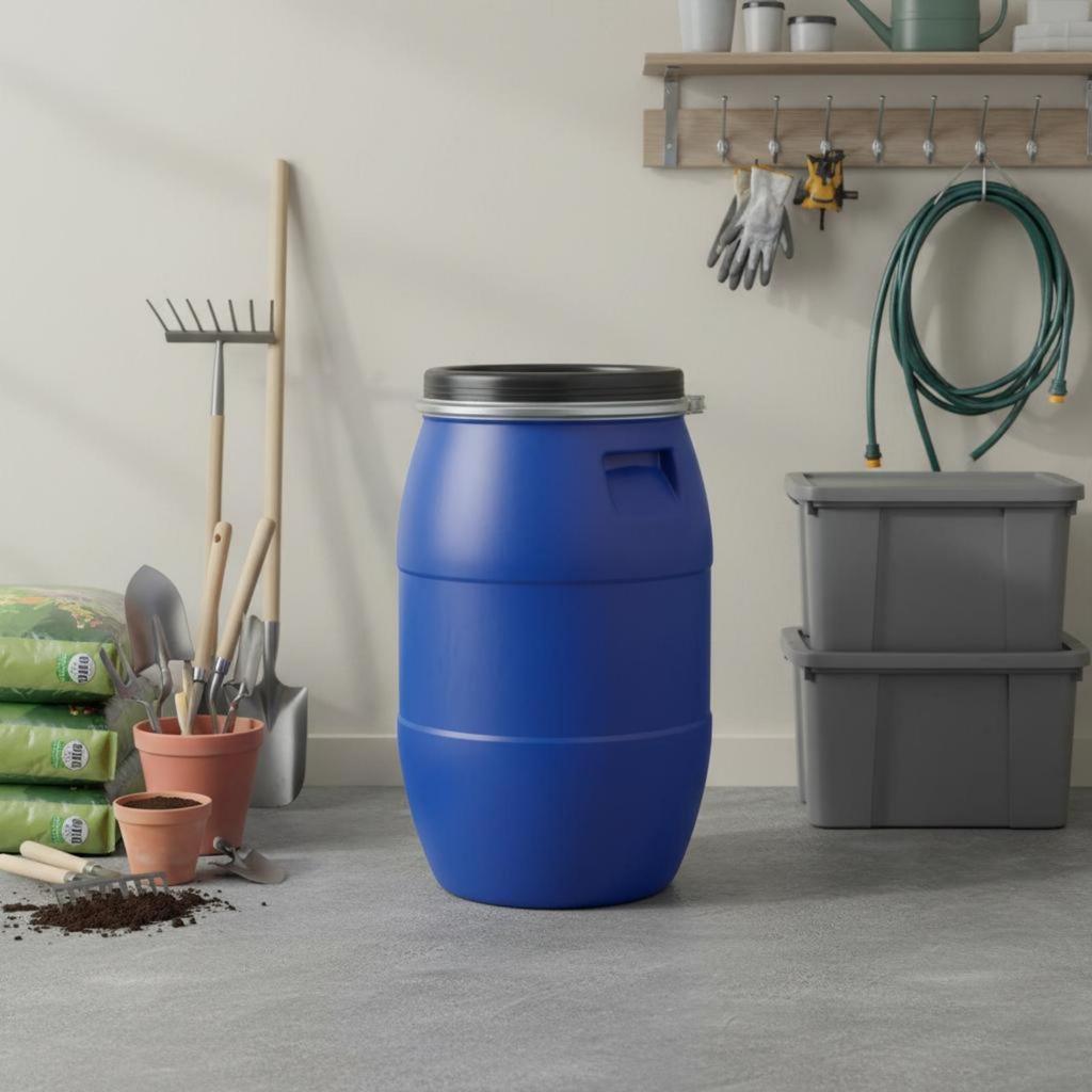 Plastic Fermentation Barrel Spill-Resistant 50L HDPE Sturdy Duty