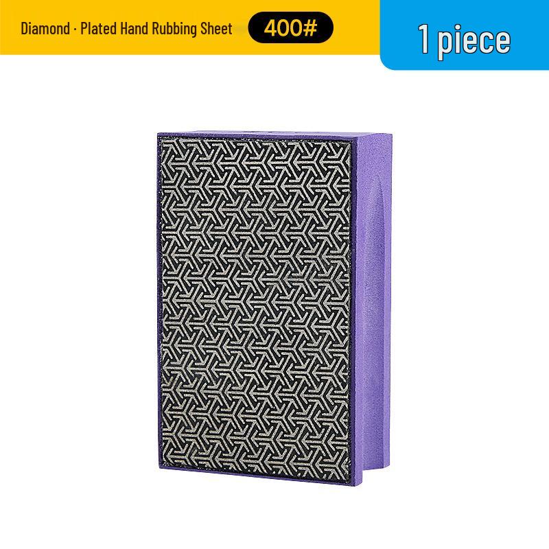Diamond Hand Pad for Edge Grinding and Polishing Sintered Stone, Marble, Granite Tiles