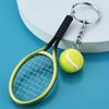 Tennis-shaped Keychain