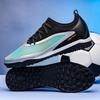 Seamless Fly-woven Flip Football Shoes Men's and Women's Long Nails Shredded Nails Adult Grass Training Sneakers
