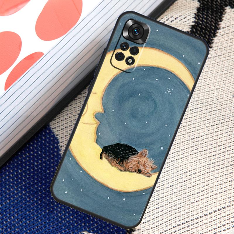 Yorkshire Terrier Hund Hülle Für Xiaomi Redmi Note 10 11 Pro 8 9 12 Pro 11S 10S 9S Redmi 9 10 12C 9C 10C Rückseite