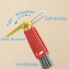 3 In 1 Cup Lid Cleaning Brush, Crevice Cleaner Brush Set for Water Bottle, Multifunctional Portable Straw Cleaner for Cup Lid Gap 3Pack