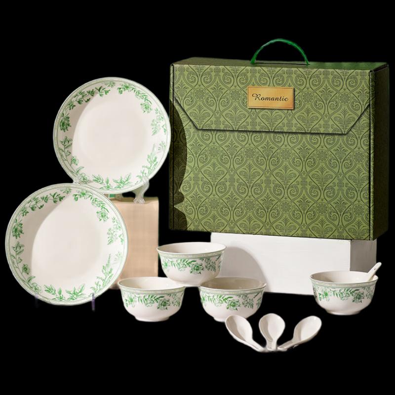French Pastoral Ceramic Dinnerware Set