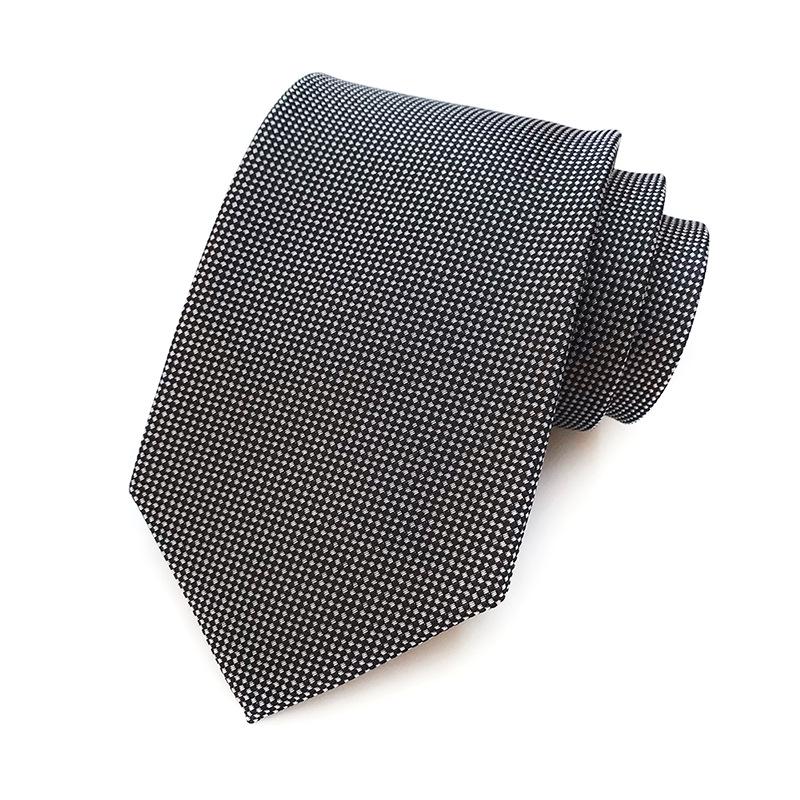 8cm Polyester Striped Men's Tie for Professional Business Attire