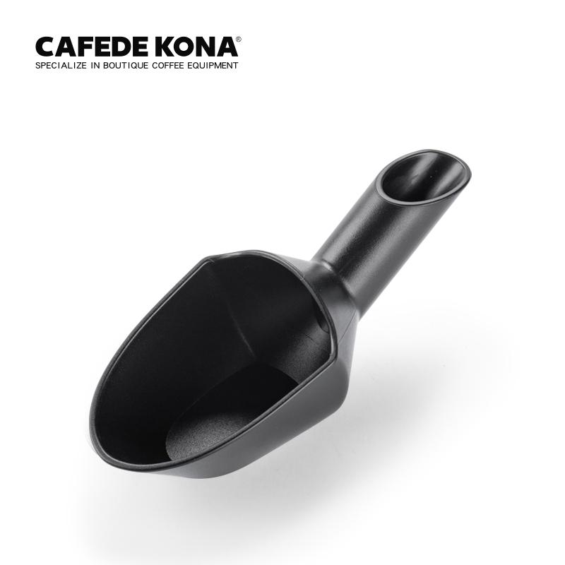 

CAFEDE KONA Мерная ложка для кофе : Вместимость 20 г, АБС-пластик - изготовленный инструмент с выходным отверстием воронки 25 мм, лопаткой 50 мм и длиной 125 мм