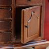 1/12 Scale Miniature Kitchen Cabinet for Dollhouses with Openable Doors and Drawer Realistic Dollhouses Scene Decoration