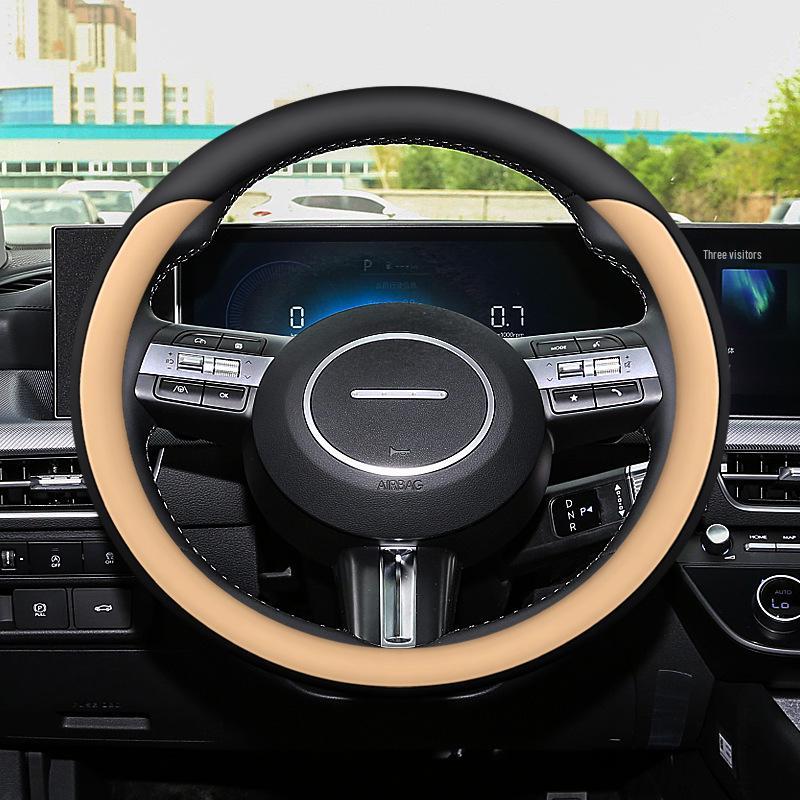 Ultra-Thin All-Season Steering Wheel Cover for 11th Gen Beijing Hyundai Sonata