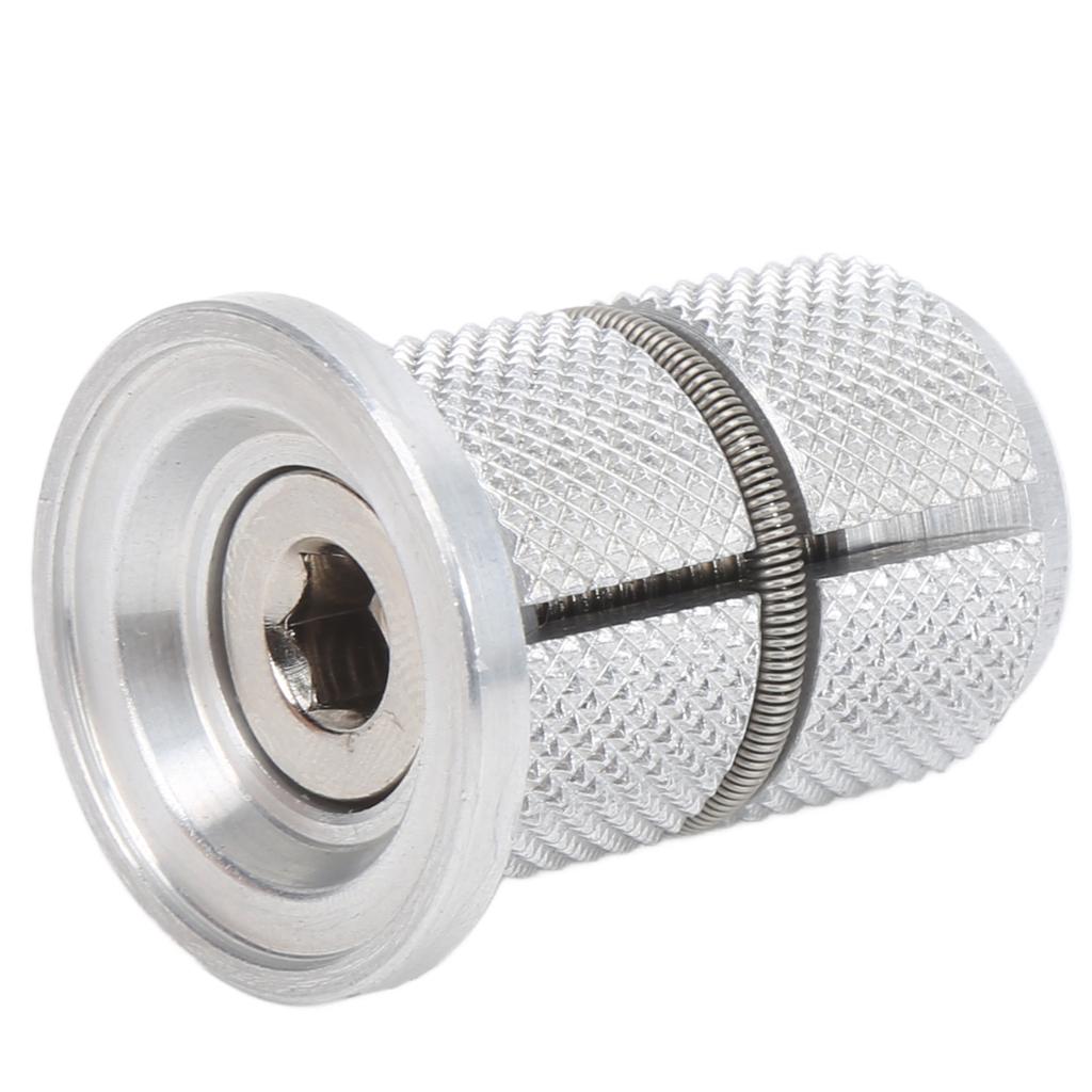 Bicycle Fork Headset Lightweight Aluminum Alloy Bike Headset Expander Plug with Stem Cover Screw for Mountain Road