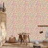 Wallpaper Small Flowers Lime and Cream for Living Room and Bedroom 50x1000