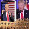 Unique Acrylic Christmas Countdown Calendar With 24 Fun Trump Blind Box Gifts For Festive Celebrations