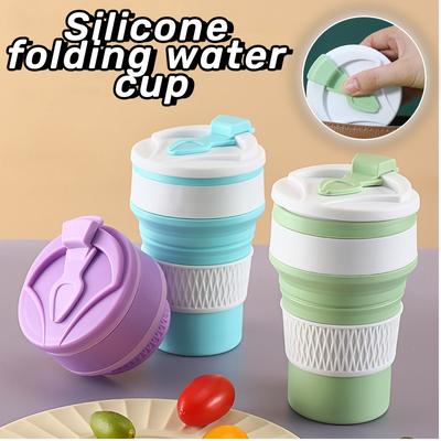 350ml Camping Telescopic Folding Sports & Outdoors Kitchen & Dining Collapsible Silicone Cup Coffee Cups Drinking Mug