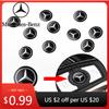 Bilklistermärke 2025 Het För Benz 2/5/10 ST 3D Aluminium Bilnyckel Fjärrkontroll Nyckelring Dekal för Mercedes Benz AMG A B R G-klass GLC C200 E200 G