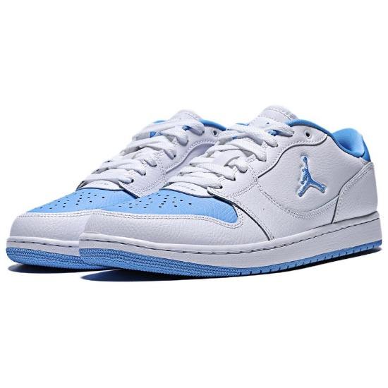 Jordan Court Connect Comfortable Versatile Low-Top Sneakers Men Sneakers White Blue IQ5698-103
