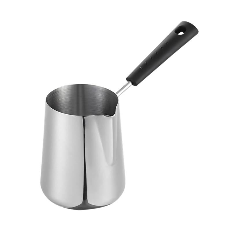 

Premium Mokas Pot With Visible Scale Stainless Steel Construction Ergonomic Handle Espresso Maker For Easy Pouring 1