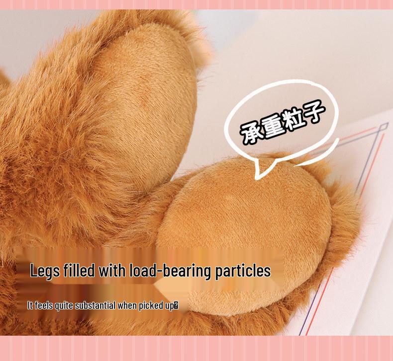Adorable Realistic Lying Dog Plush Pillow and Soothing Companion