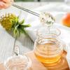 245ml Honey Jar Transparent with Dripper Stick Storage Container Easy To Clean Durable Syrup Pot Kitchen Dining