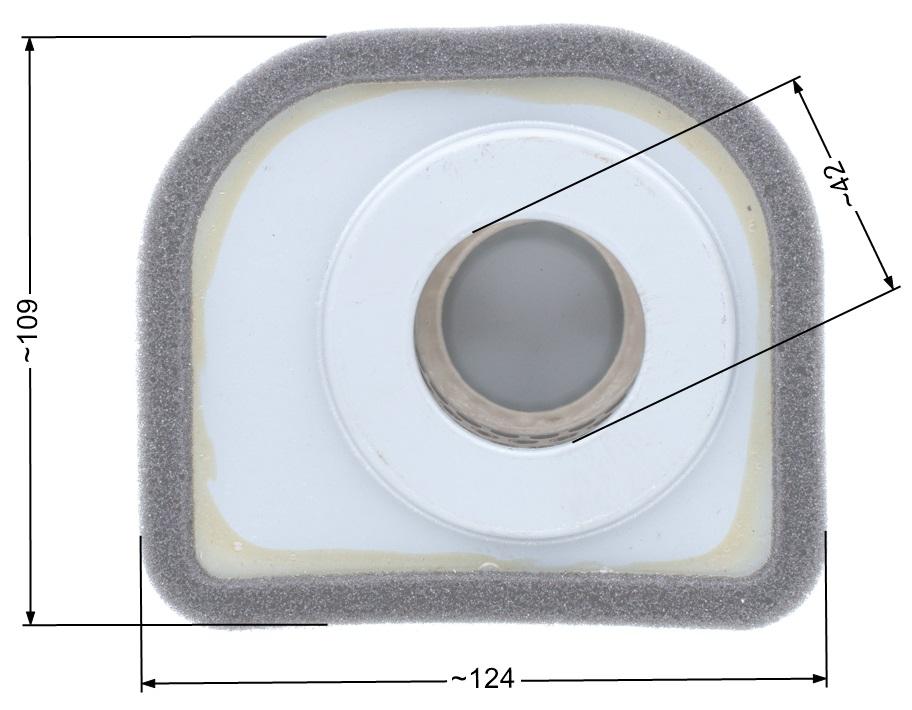 

Air Filter Kawasaki 5.5 Hp Fa210 8R02-11