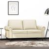 VidaXL 2-Seater Sofa Cream 120 Cm Faux Leather 359500