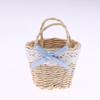 1/12 Dollhouse Cute Mini Rattan Hand Basket Model Dollhouse Kitchen Accessories Dolls House Decoration Toy Pretend Play Toys